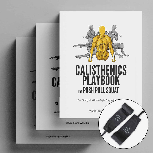 3 Pack Set - Calisthenics Playbook for Push Pull Squat (Physical book)